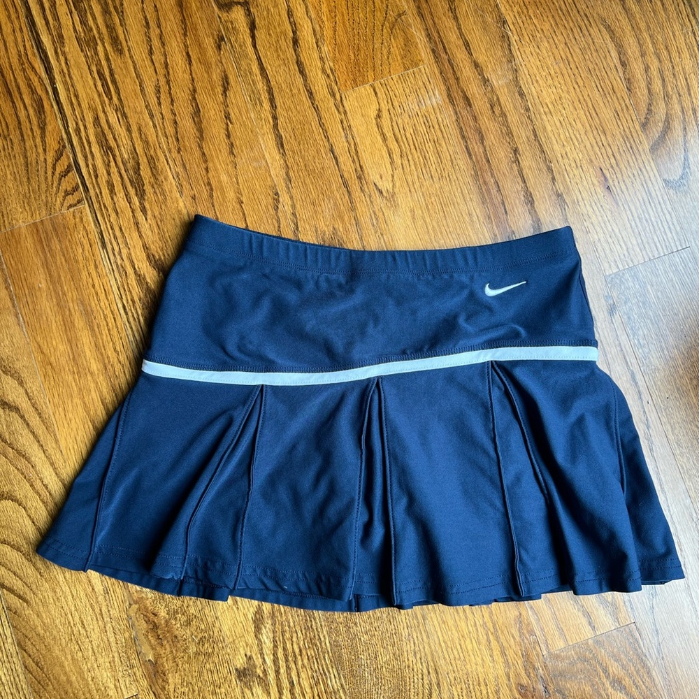 Navy Blue with White Detail Nike Tennis Skort | Small